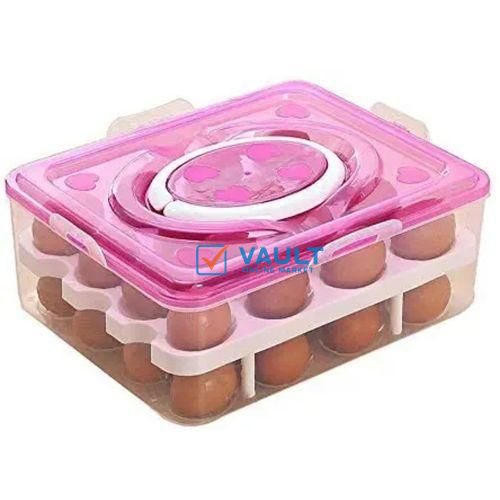 Double Egg Storage- Clear