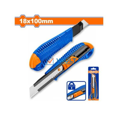 INGCO Wadfow Snap-Off Blade Knife A Box Of 20 Pieces - Blue