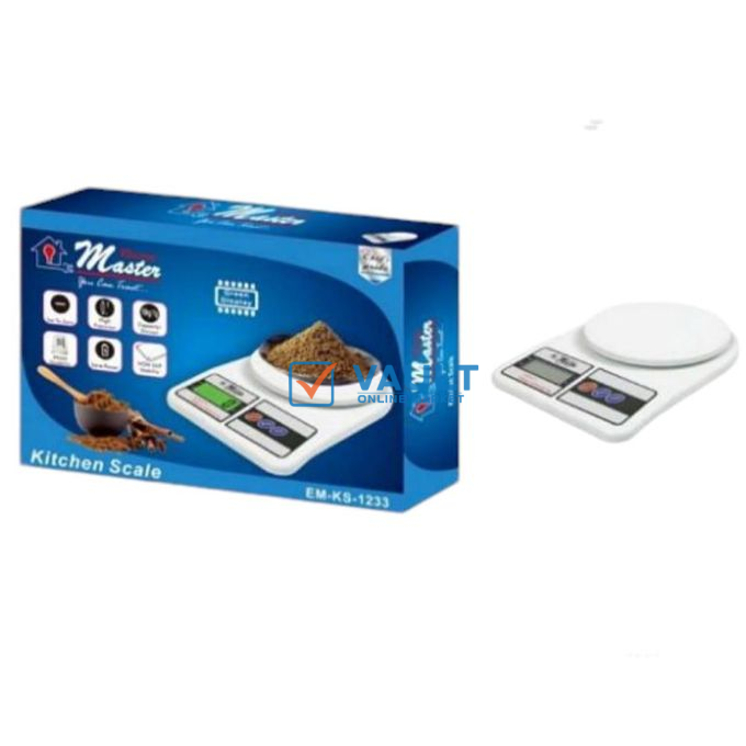 Electro Master Electronic Digital Multipurpose Weight Machine Kitchen Plastic Weighing Scale Max Weighing Capacity: 10KG