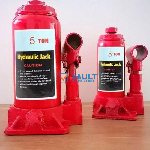 Steel Hand Cranked Hydraulic Jack Household Tire Jack For 5 Ton