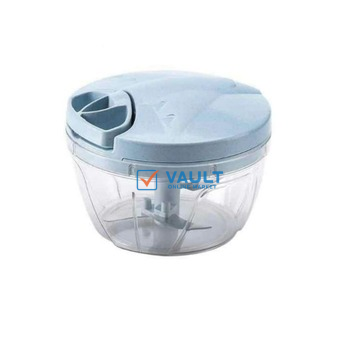 520ml Mini Hand Pull Chopper Food Processor, Blue