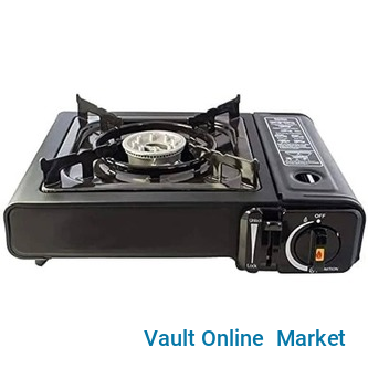 Boma Camping Stove with Carrying Case Portable Propane or Butane Stove Dual Fuel Gas Stove Automatic Ignition Indoor Outdoor Cooking Camp Stove for Picnics Hiking Fishing BBQ - Multicolor