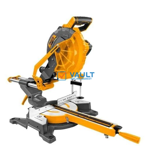 INGCO 1800W 255mm Electric Mitre Saw, BM2S180017 - Orange / Grey