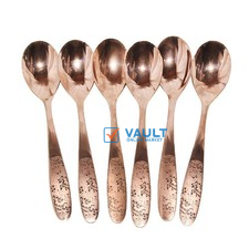 Tea Spoons, 6pcs - Copper