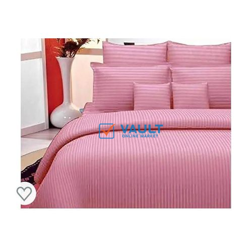 Grace Foam 5*6 4Pc Double Cotton Bedsheets, 2 Bed Sheets & 2 Pillow Cases