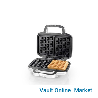 Saachi 2 Piece Saachi Waffle Maker - White.