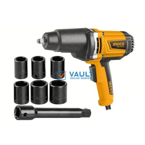 INGCO IW10508 Impact Wrench 1050W - Black/Orange