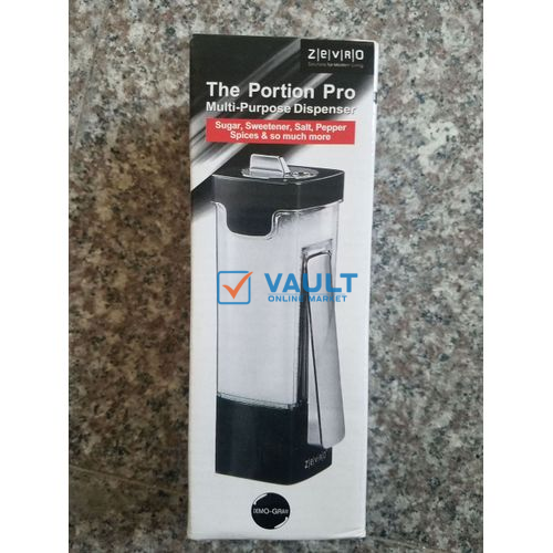 Multi-Purpose Dispenser, Black, Spice, Salt, Sugar