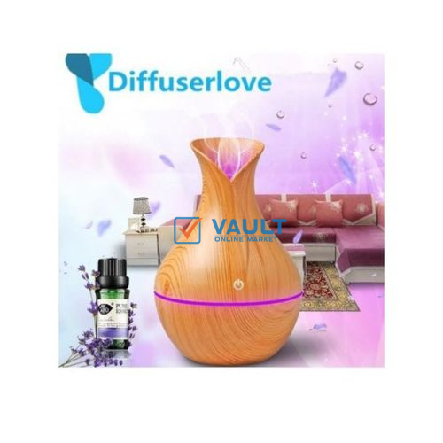 Wooden EsseWooden, Essential Oil, Electric Air Freshener, Humidifier, Diffuser - Brown.ntial Oil Electric Air Freshener Humidifier Diffuser - Brown.