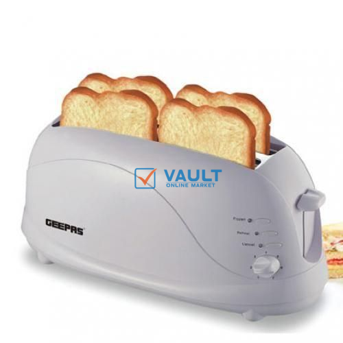 4 Slice Bread Toaster- White
