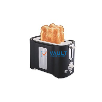 Dsp Light Food 2 Slice Electric Breakfast Bread Toaster Oven -Black, White