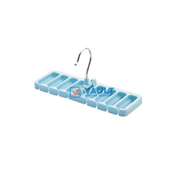 Multi-function Storage Rack Tie Belt Organizer Hanger, Blue.