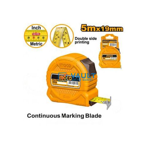 INGCO Measuring Tape 5 Meter HSMT39519 - Orange