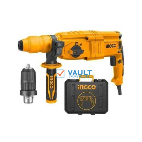 INGCO 26Mm 800W Rotary Hammer Drilling Machine Adapter – Orange, Black