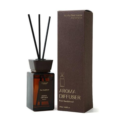 Pure Sandal Wood Incense Luxury Scented Reed Diffuser 150ml or 5.28 FL oz- Multicolor