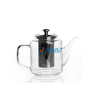 800ml Glass Kettle/Teapot With Infuser-Colorless