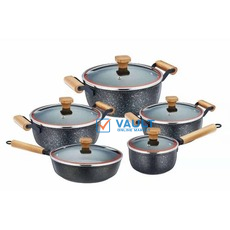 Cookware Set With Wok Pan Cast