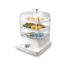 Dsp 1300ML 3 Tier Electric Vegetable Food Steamer Cooking Pot