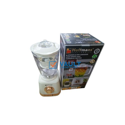 2 In 1 Electric Juice Blender 1.5L - White/Black