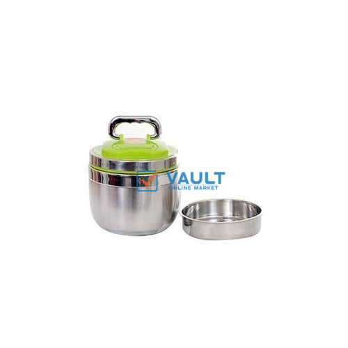 1.8ltr Stainless Steel Double Wall Insulated Food Flask - Silver