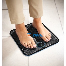 EMS Foot Massager Battery Powered Electric Foot Stimulator Massager -Black.