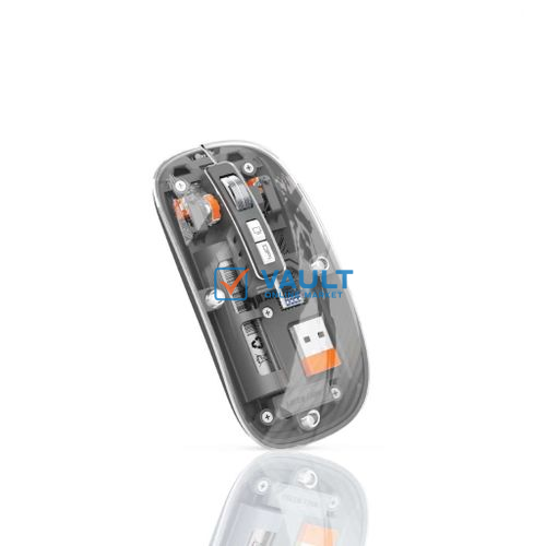 Green Lion Wireless Transparent Mouse