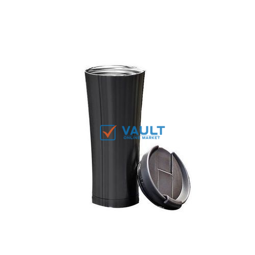 Insulated Stainless Steel Travel Mug, 500ml - Black