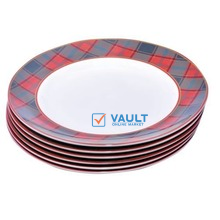 Checked Dinner Plates