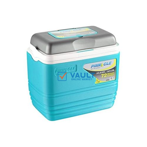 Pinacle Insulated Water Cooler Ice Chiller Box 32L,Blue.