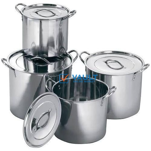High Quality Stainless Steel Stock Pot,skirt Pot 4sets - Silver