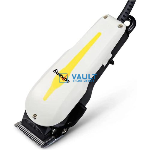 Sokany Electric Hair Clipper Saloon Trimmer - White