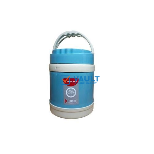 1.6L Food Flask With Stainless Steel Inside Keeps Food Hot - Blue