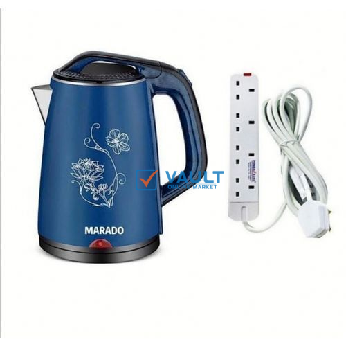 Marado Bundle Of Marado Kettle With Extension Cable - Blue, White