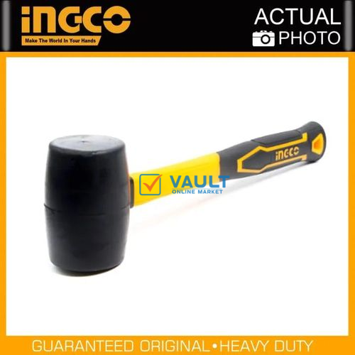 INGCO Rubber Mallet Hammer - Black