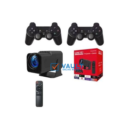 Arcade Vision Game Projector With Controllers