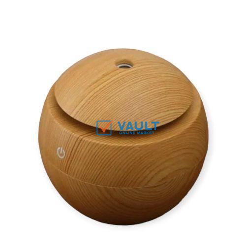 Humidifier, USB Air Purifier Portable Oil Diffuser Small Aromatherapy Atomizer with LED Light for Bedroom - Brown