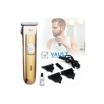 Geemy Electric Beards Shaver Adjustable Hair Rechargeable Hair Cutting Machine Clipper - Gold