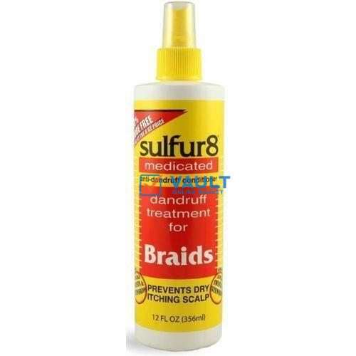 Sulphur8 Sulphur 8 Medicated Anti Dandraff Conditioner And Treatment For Braids 356ml