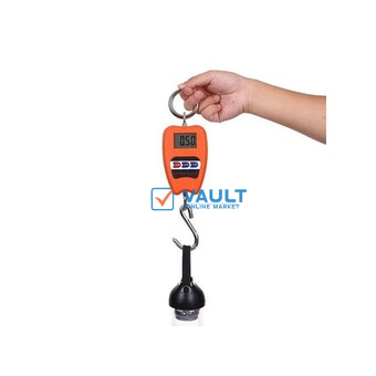 Crane 200 Kgs Weighing Scale With Clear Digital Screen-Orange