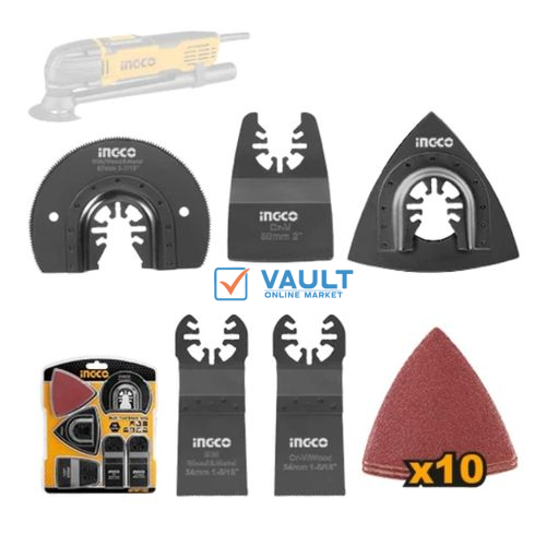 INGCO Multi Tool Blade Set - 15 Pieces, Compatible With CMLI2001, MF3008, And UMF3008