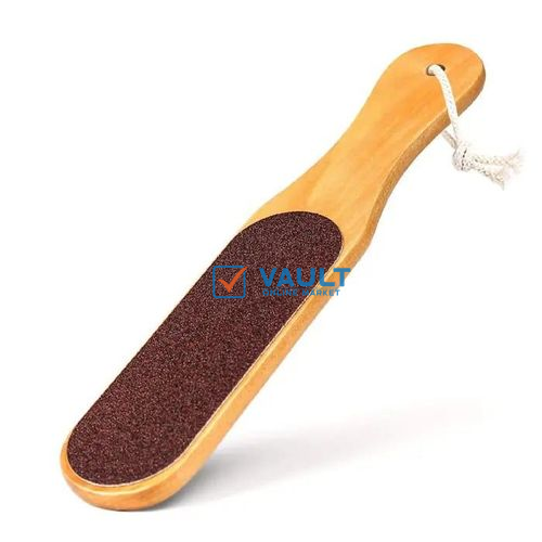 Wooden Foot Scrubber, Filler for dead skin, Double Sided Foot Scrubber, Exfoliator