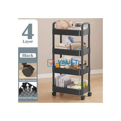 4 Layer Plastic Vegetable Storage Rack
