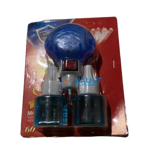 Mosquito Repellent, Killing Heater Liquid, With 2 Bottles, Blue