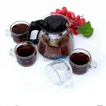 5 Pcs Heat Resistant Glass Coffee Tea Set