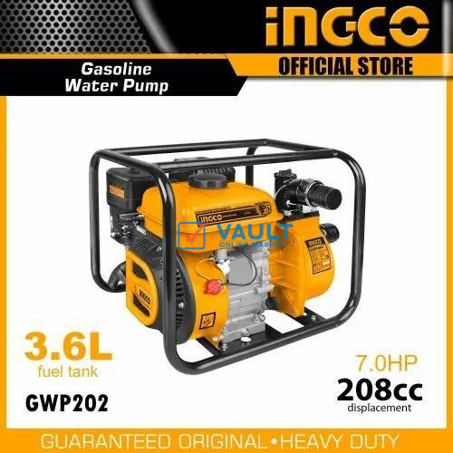 INGCO Petrol Gasoline Water Pump Gwp202, 5 - 27 Hp