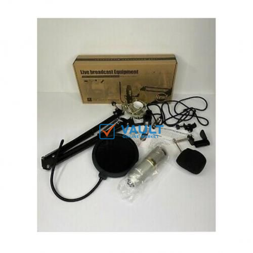 Microphone Live Broadcast Equipment - Black