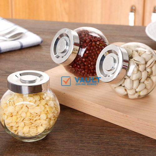 Clear Glass Tins - Colorless