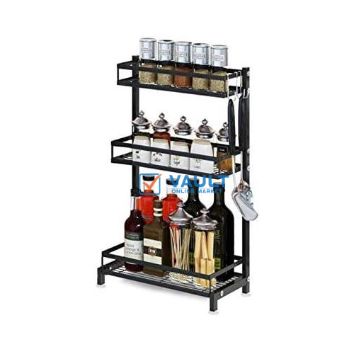 3 Layer Seasoning Spice Rack Counter Bathroom Shelf Organizer