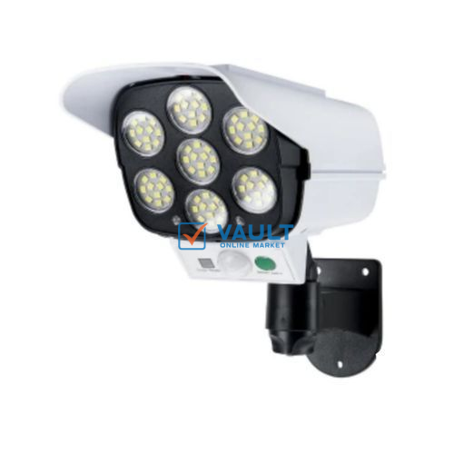 Remote Control Solar Stimulation Sensor Flood Light- White