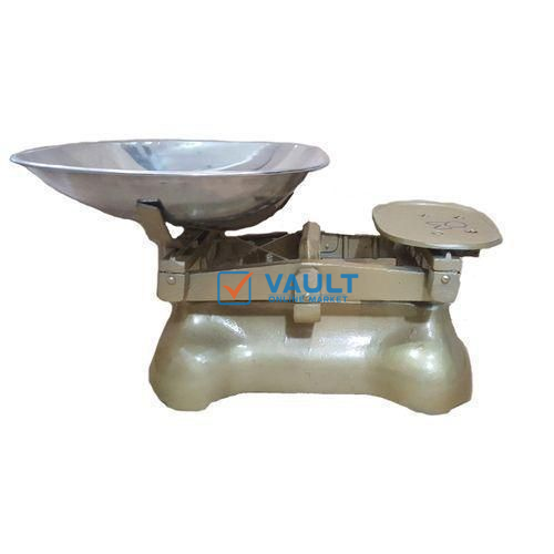 Mechanical Balance Weighing Scale, 6 Stones - Gold